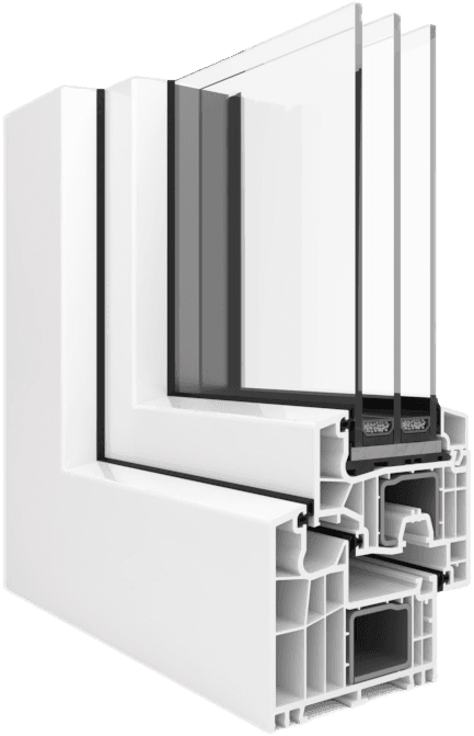 Řez profilu Salamander BluEvolution 92